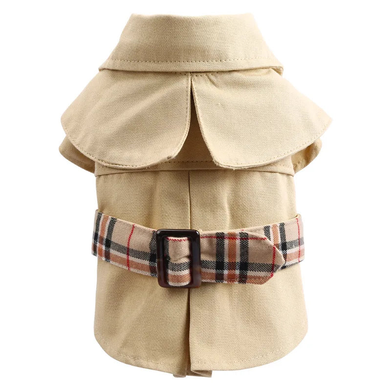 Stylish Pet Trench Coat
