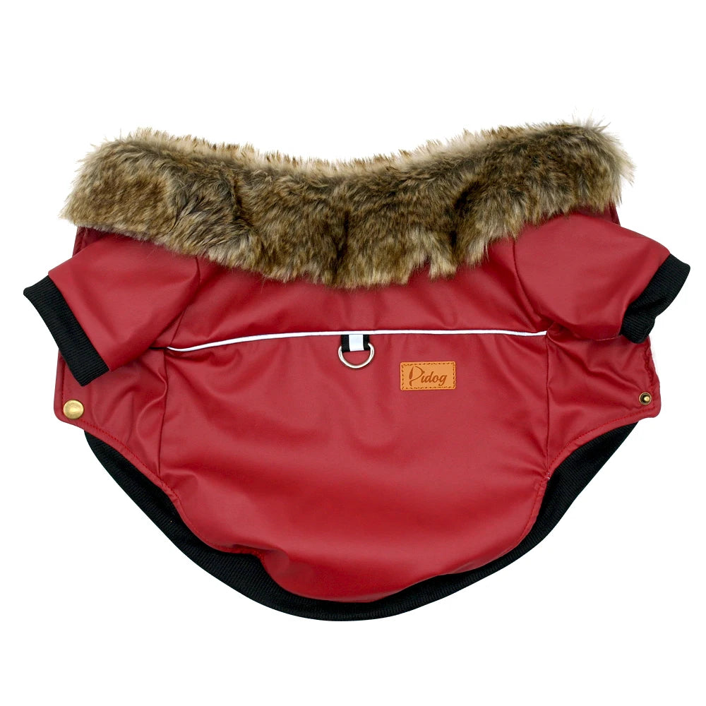Stylish Dog Leather Jacket