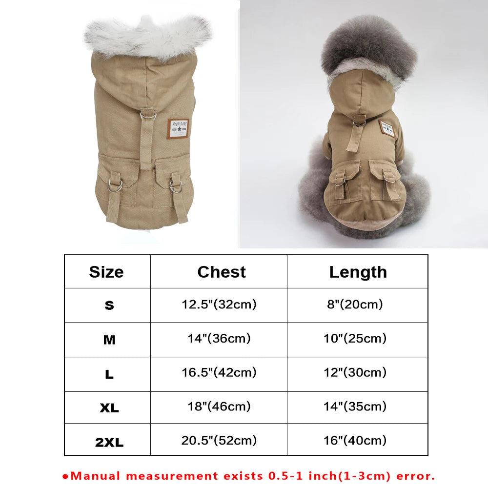 Stylish Dog Leather Jacket
