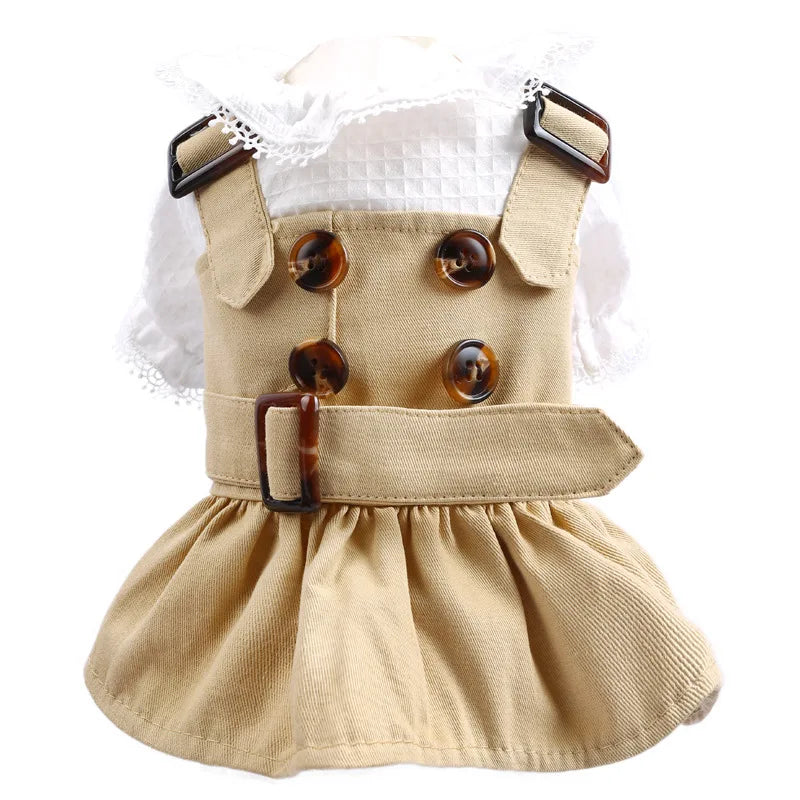 Stylish Pet Trench Coat