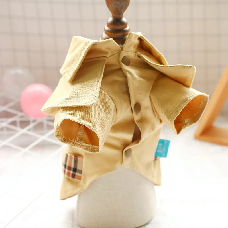 Stylish Pet Trench Coat