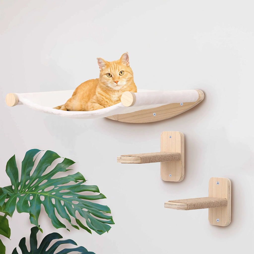 Wall-Mounted Cat Climbing Rack