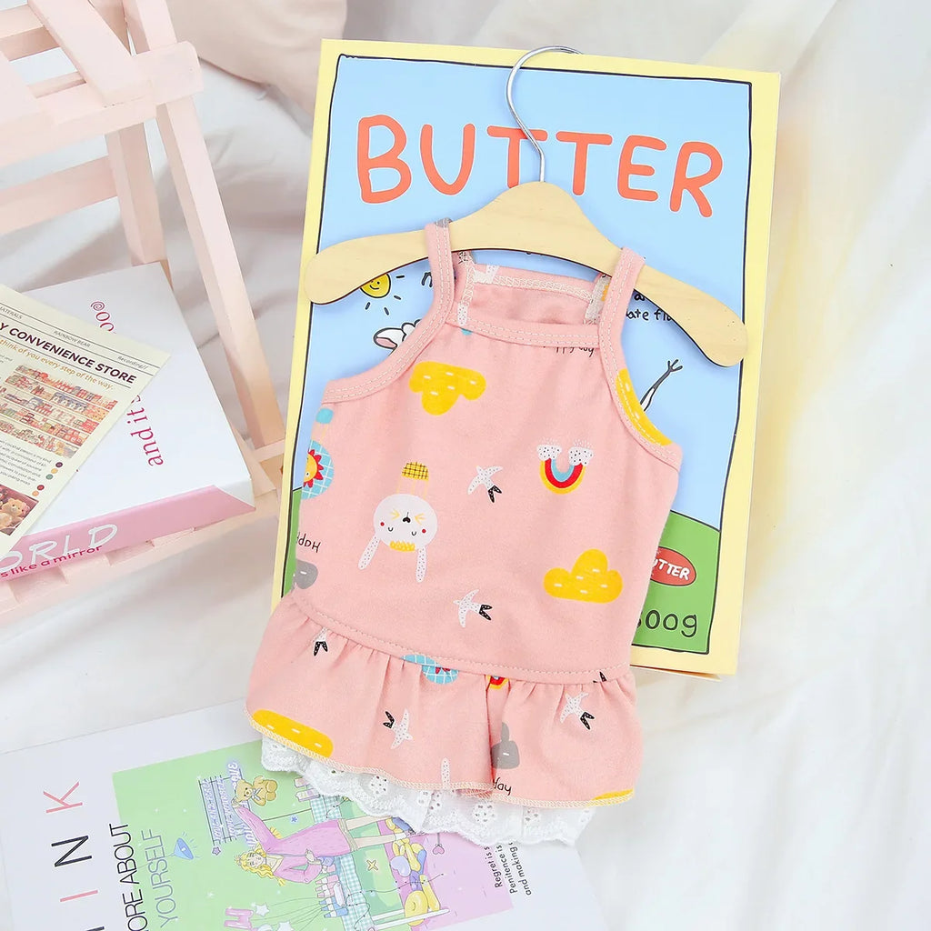 Charming Summer Dog Dress