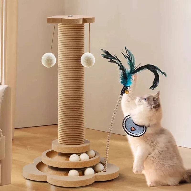 Sisal Cat Scratch Turntable Toy