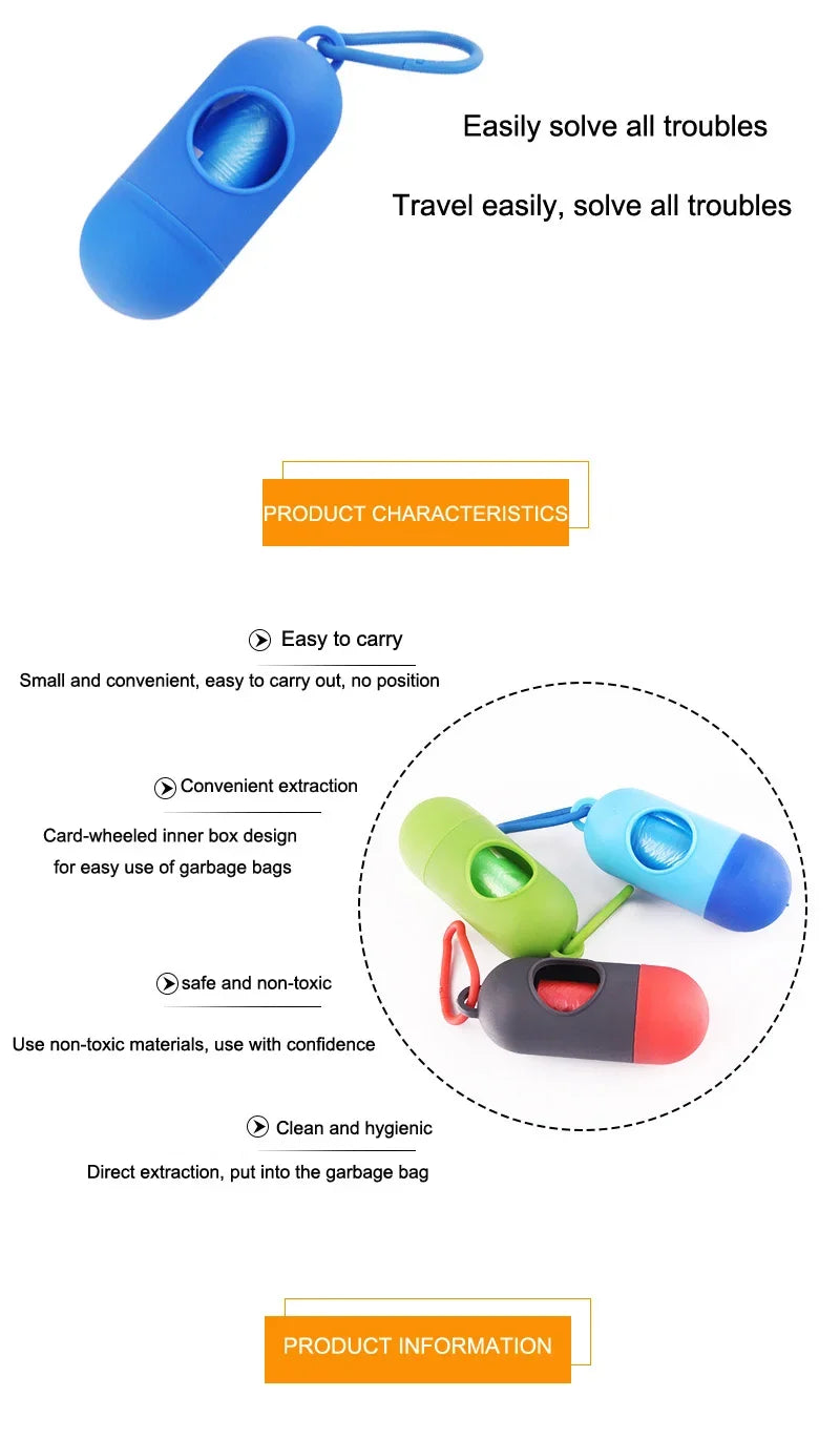 Portable Pet Waste Bag Dispenser