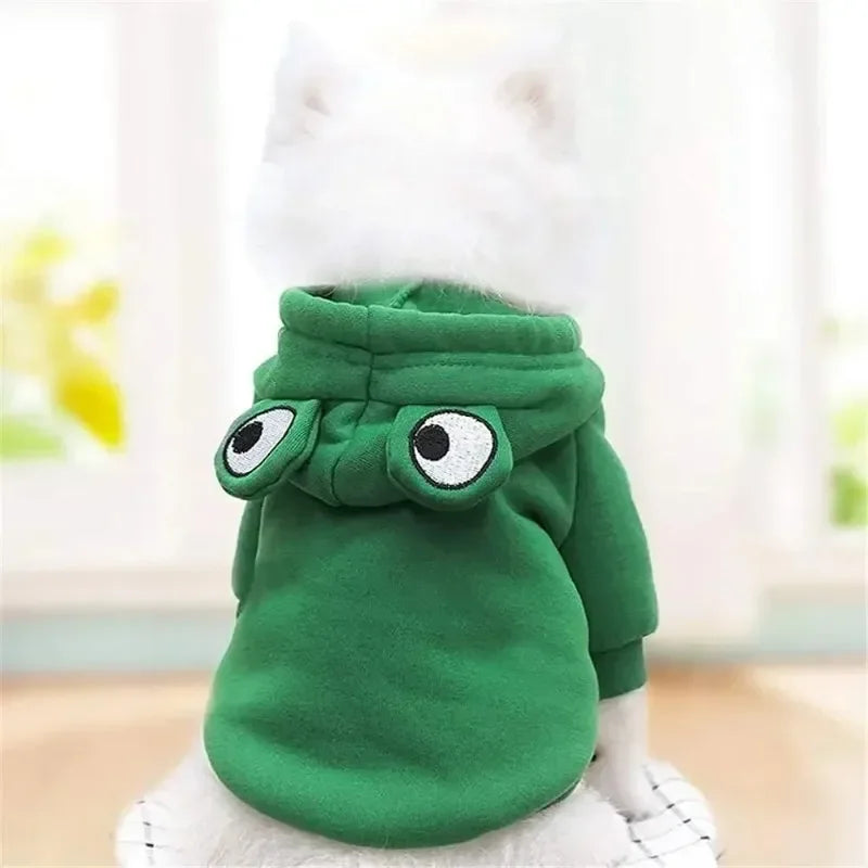 Adorable Frog Hoodie for Pets