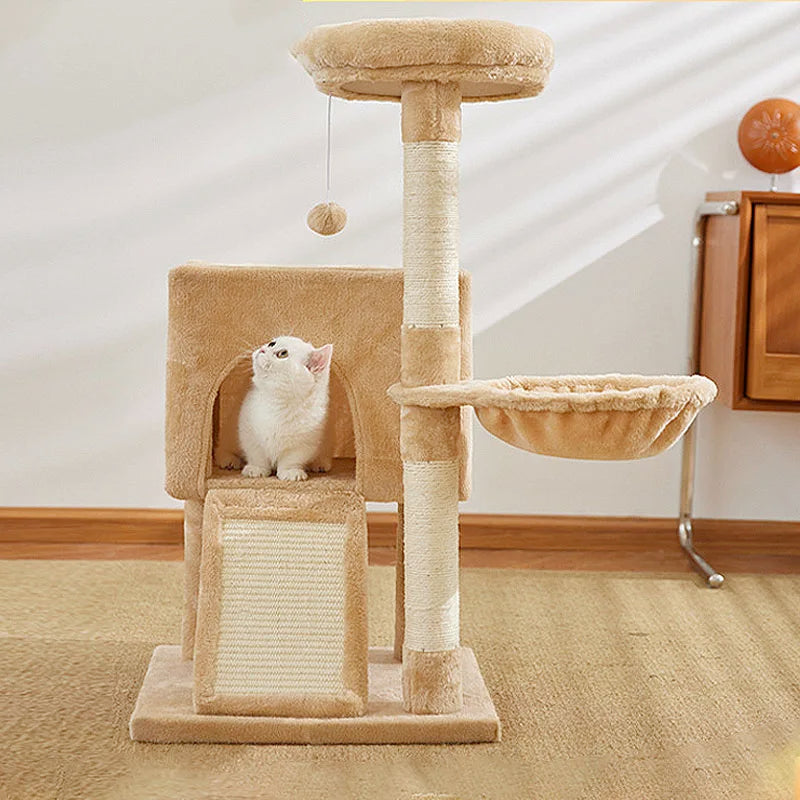 Luxury Cat Tower with Hammock