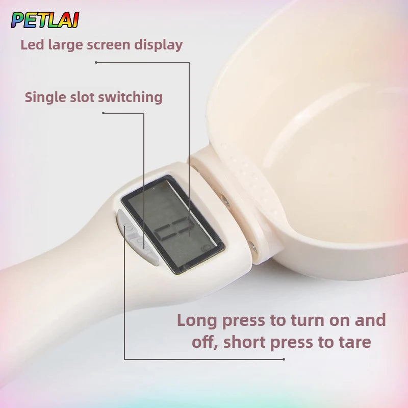 Smart Pet Food Weighing Scoop