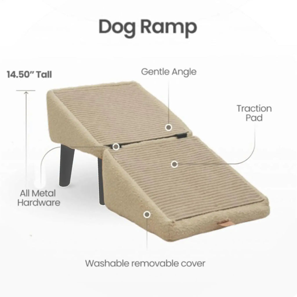 Dual-Purpose Dog Stair Ramp