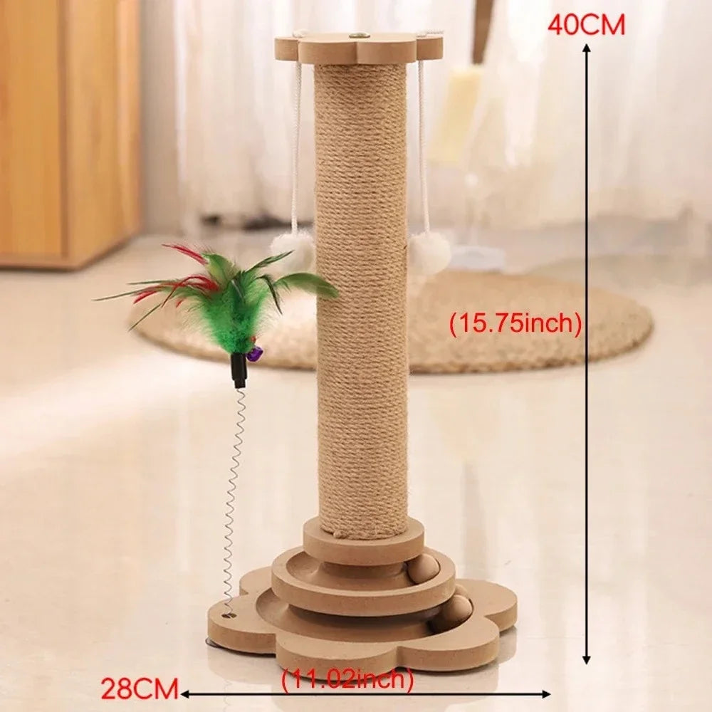 Sisal Cat Scratch Turntable Toy