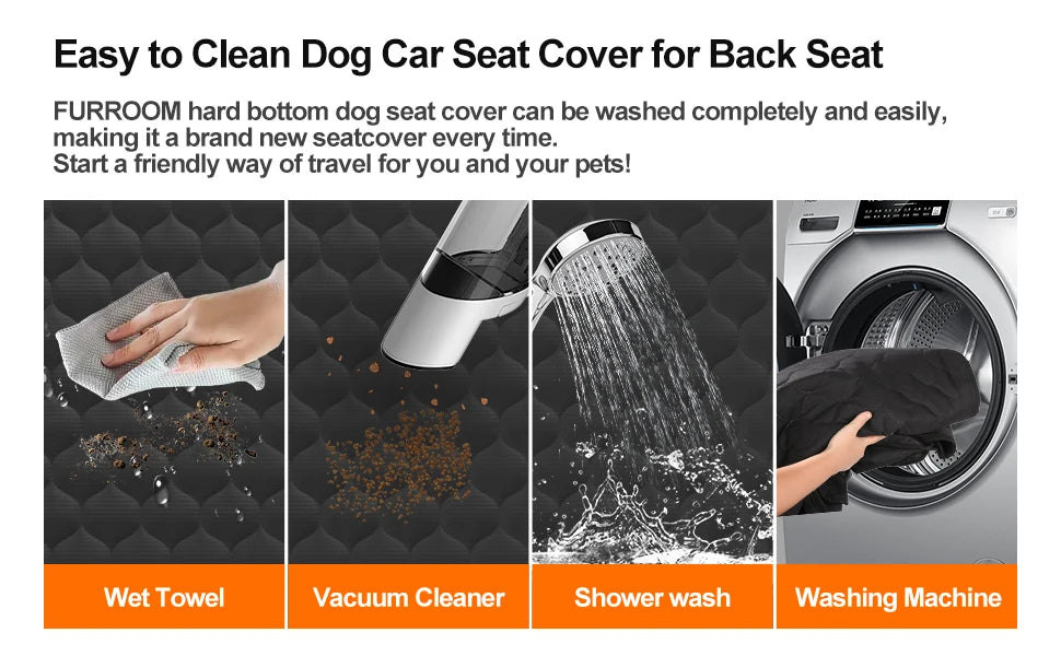 Foldable Dog Car Seat Protector
