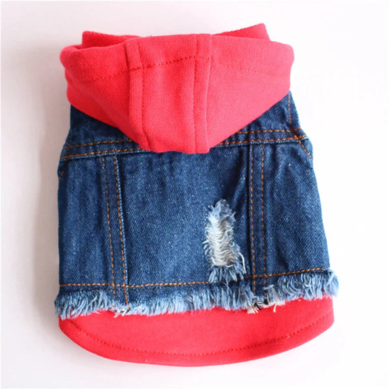 Stylish Dog Denim Jacket
