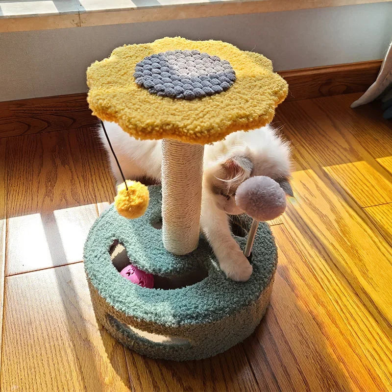 Interactive Cat Climbing Frame