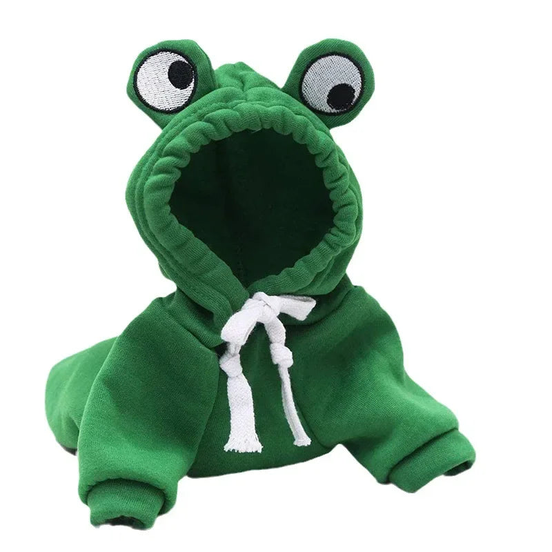 Adorable Frog Hoodie for Pets