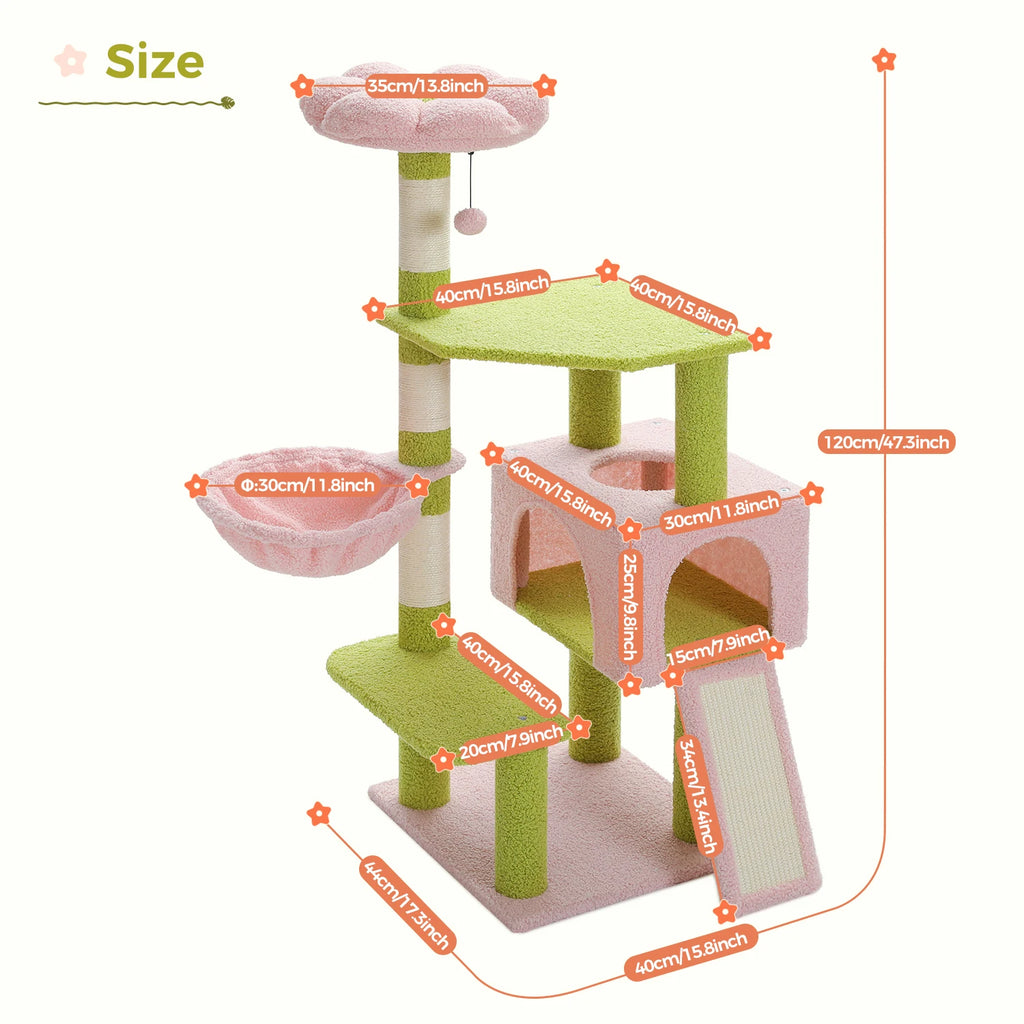 Cute Multi-Level Cat Tree