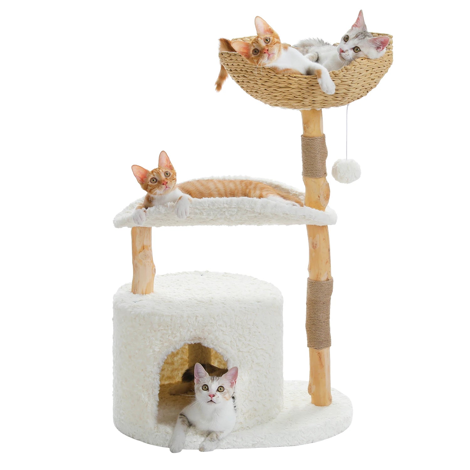 Stylish Cat Tree with Hammock