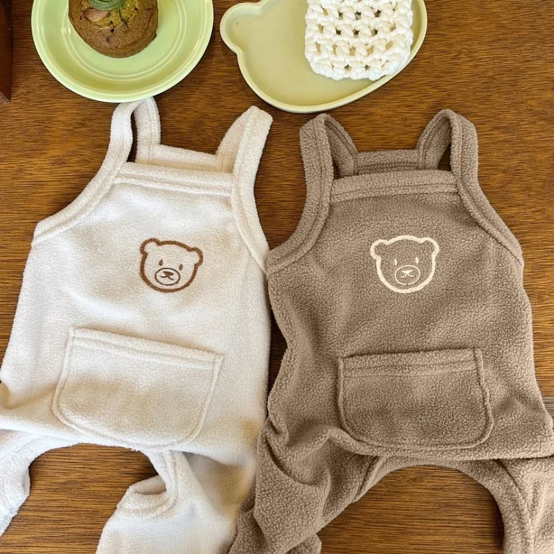 Cozy Bear Dog Jumpsuit