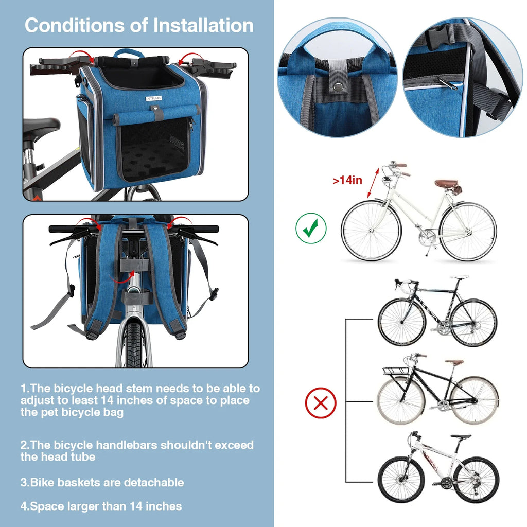 Versatile Pet Bike Carrier