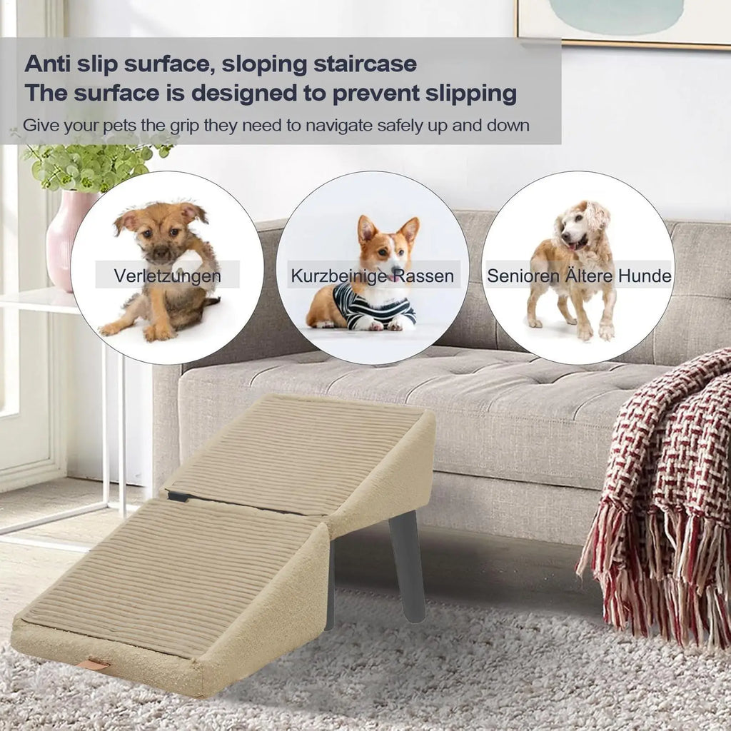Dual-Purpose Dog Stair Ramp