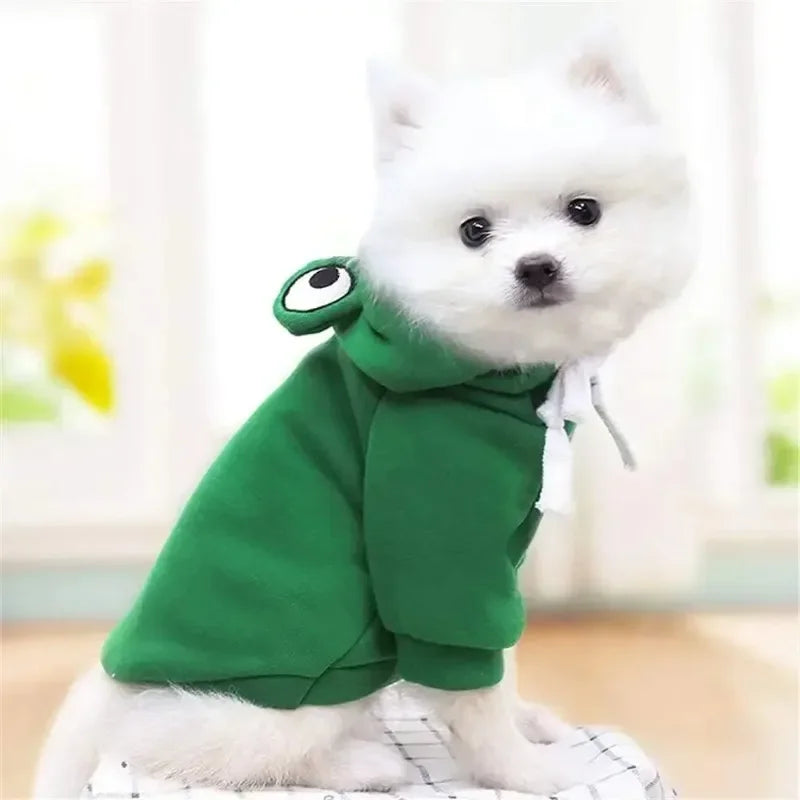 Adorable Frog Hoodie for Pets