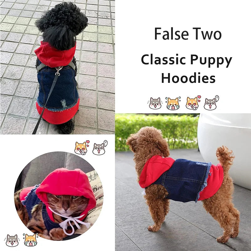 Stylish Dog Denim Jacket