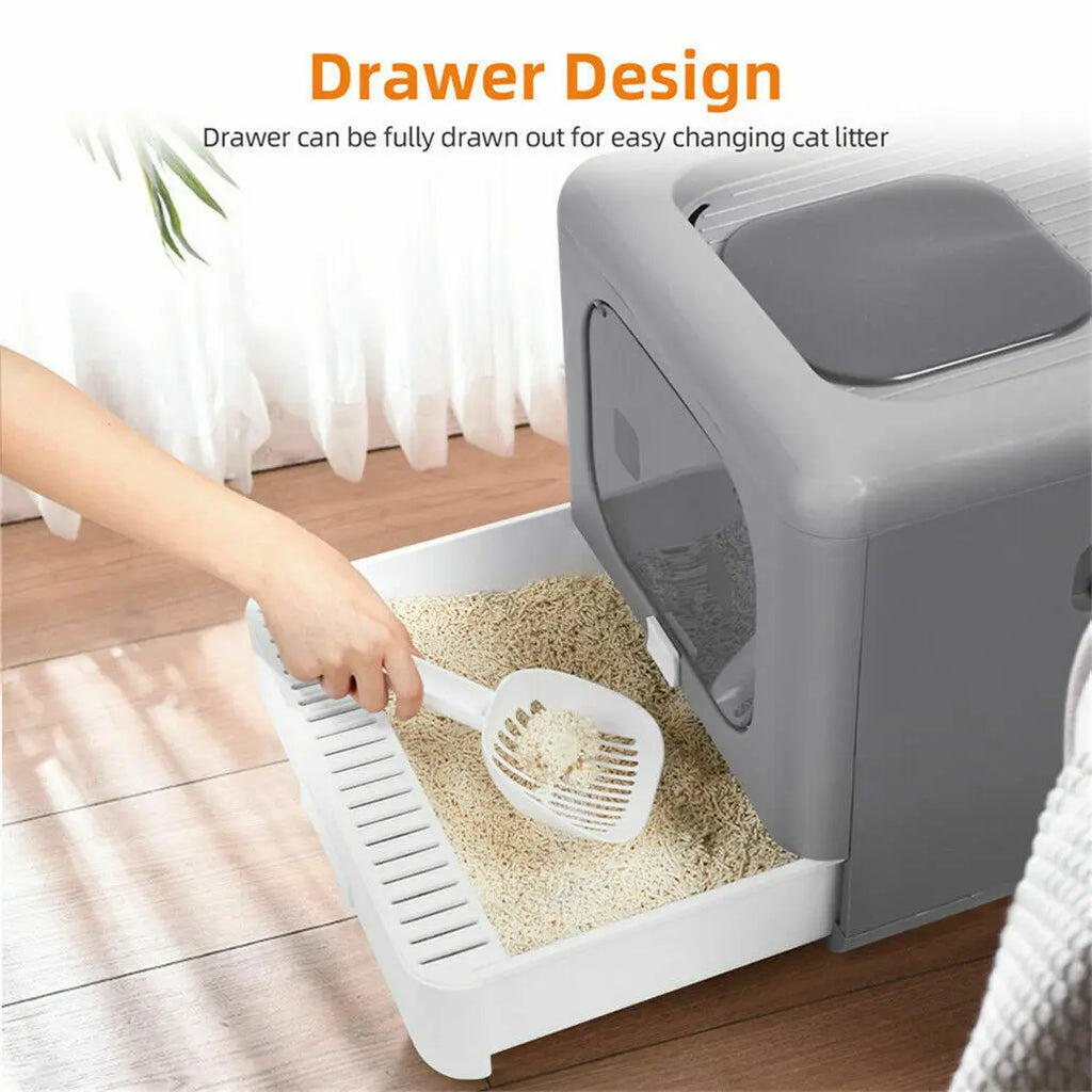 Compact Cat Litter Box