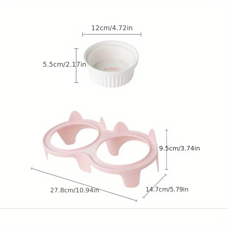 Stylish Inclined Pet Bowl