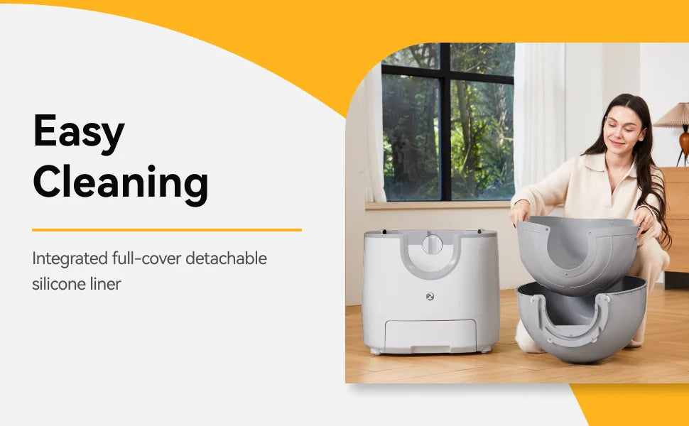 Smart Self-Cleaning Cat Litter Box