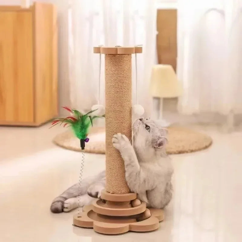 Sisal Cat Scratch Turntable Toy