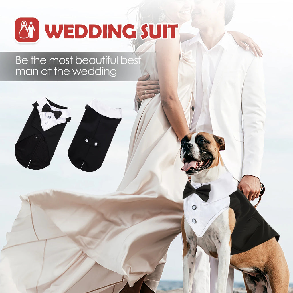 Charming Dog Tuxedo Suit
