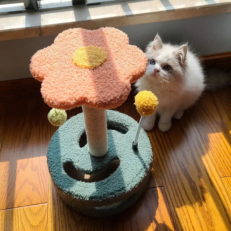 Interactive Cat Climbing Frame