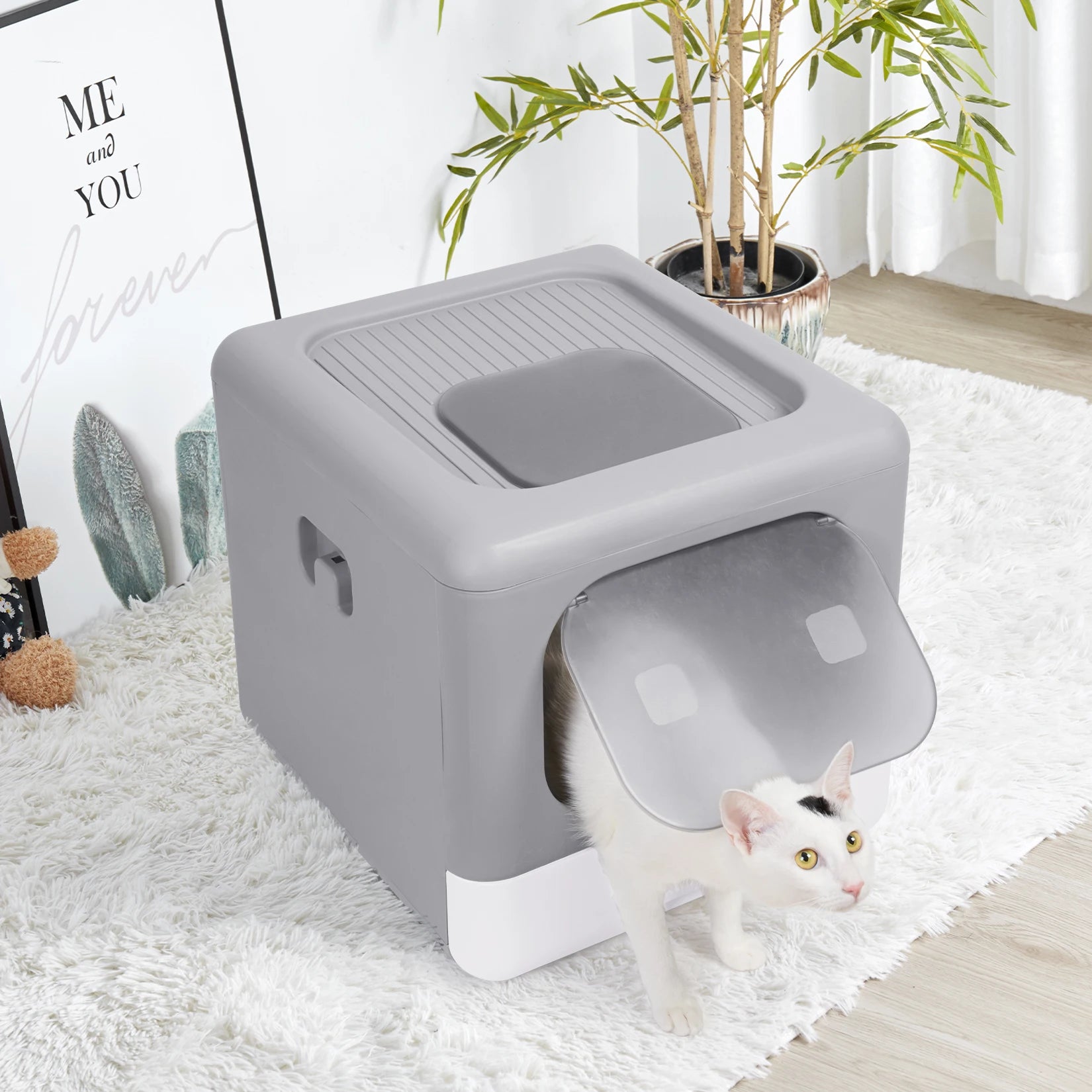 Compact Cat Litter Box