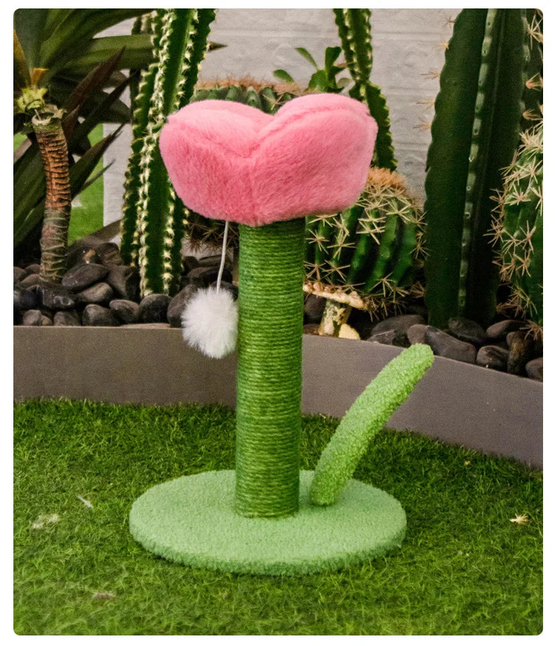 Cute Tulip Cat Tower