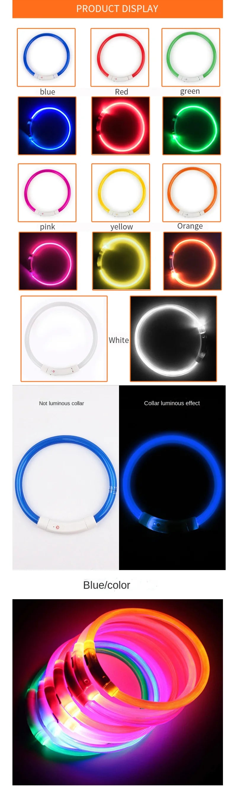 Glow in the Dark Dog Collar