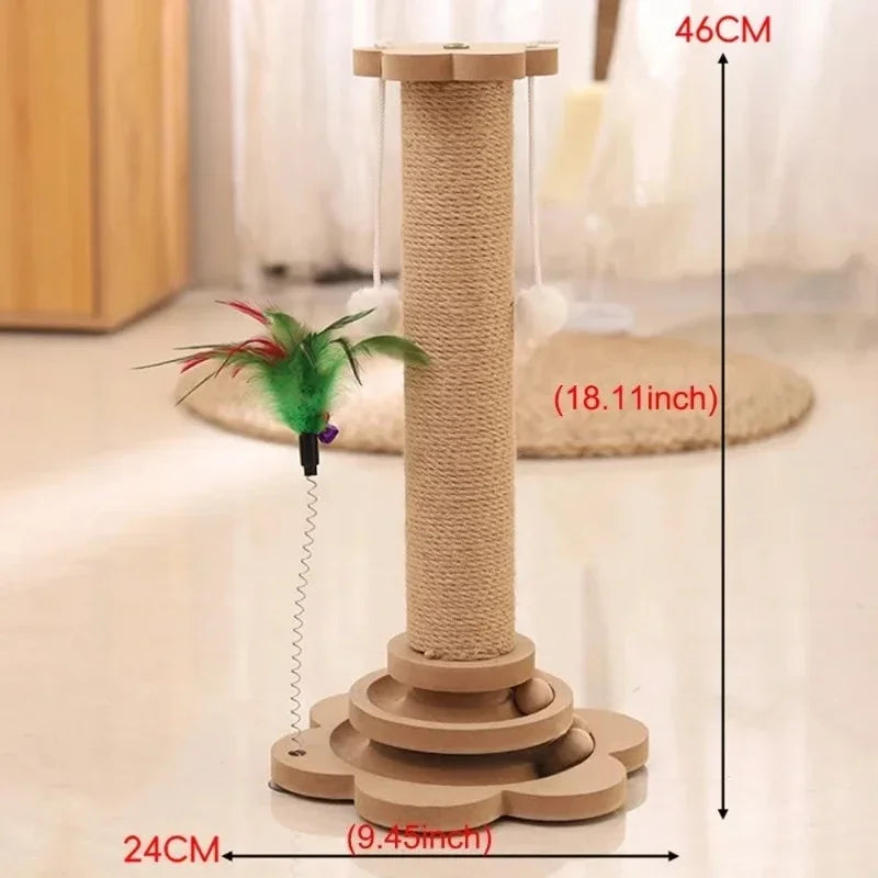 Sisal Cat Scratch Turntable Toy