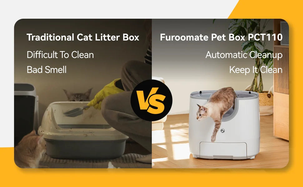 Smart Self-Cleaning Cat Litter Box