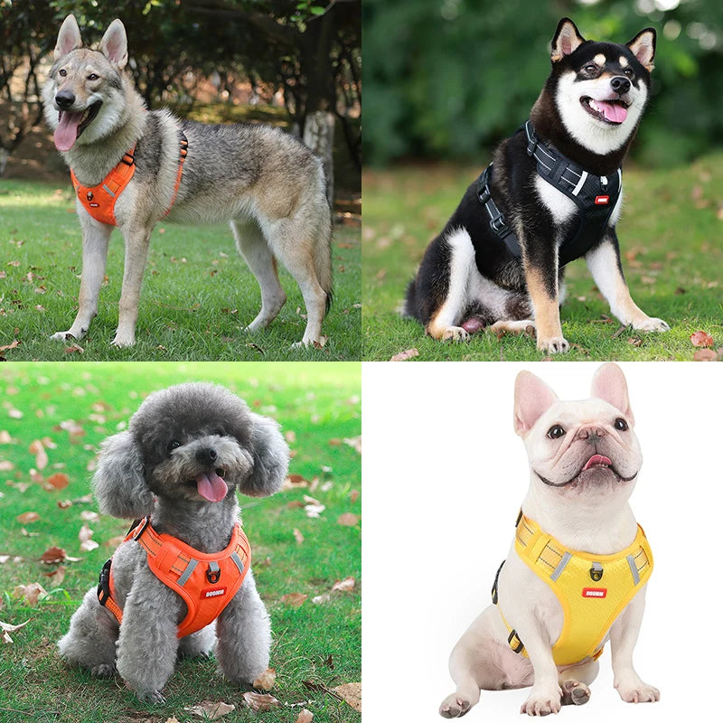 Reflective Dog Harness for Safe Walks