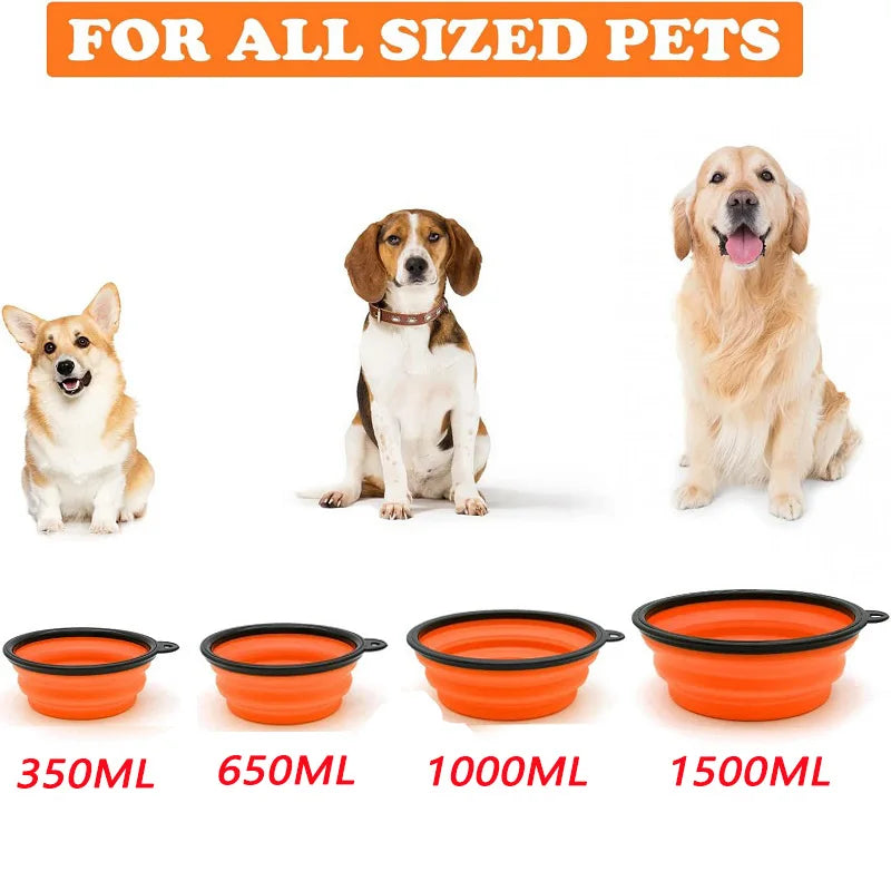 Portable Dog Feeder Bowl