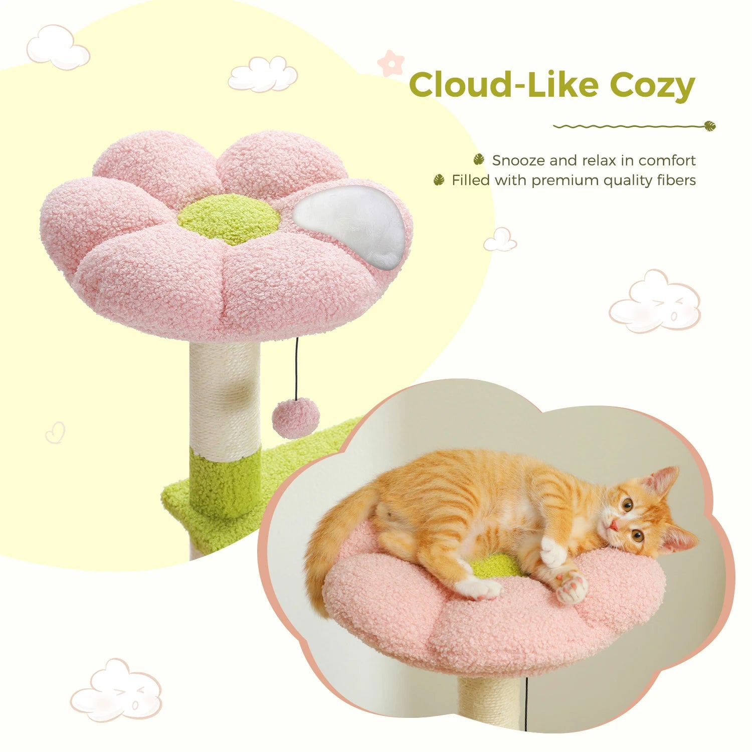 Cute Multi-Level Cat Tree