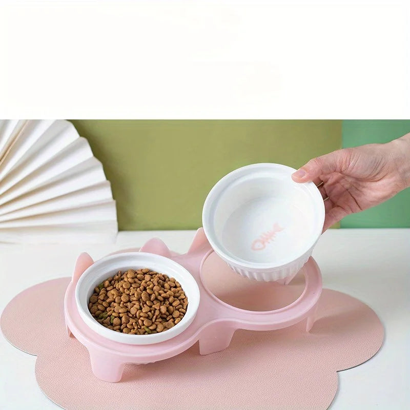 Stylish Inclined Pet Bowl