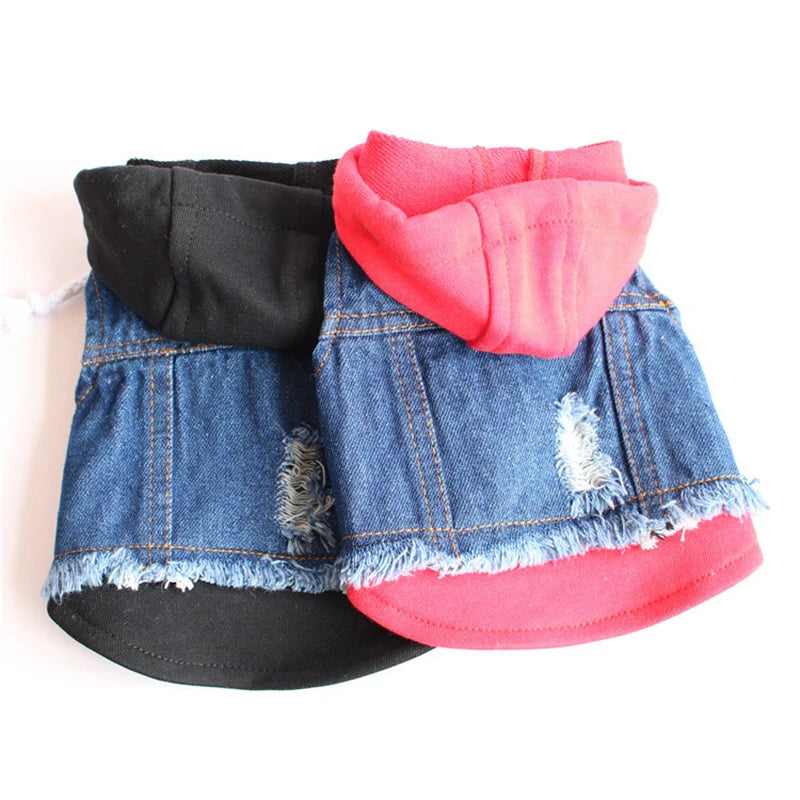 Stylish Dog Denim Jacket
