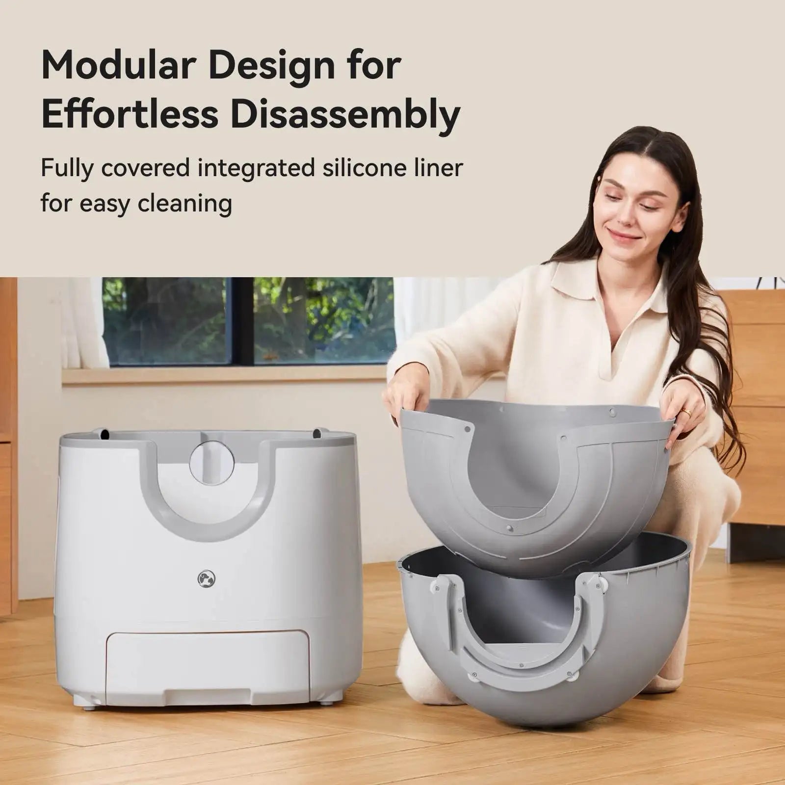 Smart Self-Cleaning Cat Litter Box