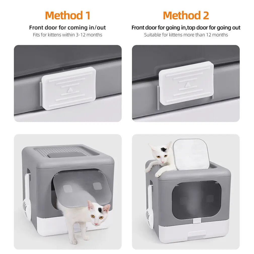 Compact Cat Litter Box