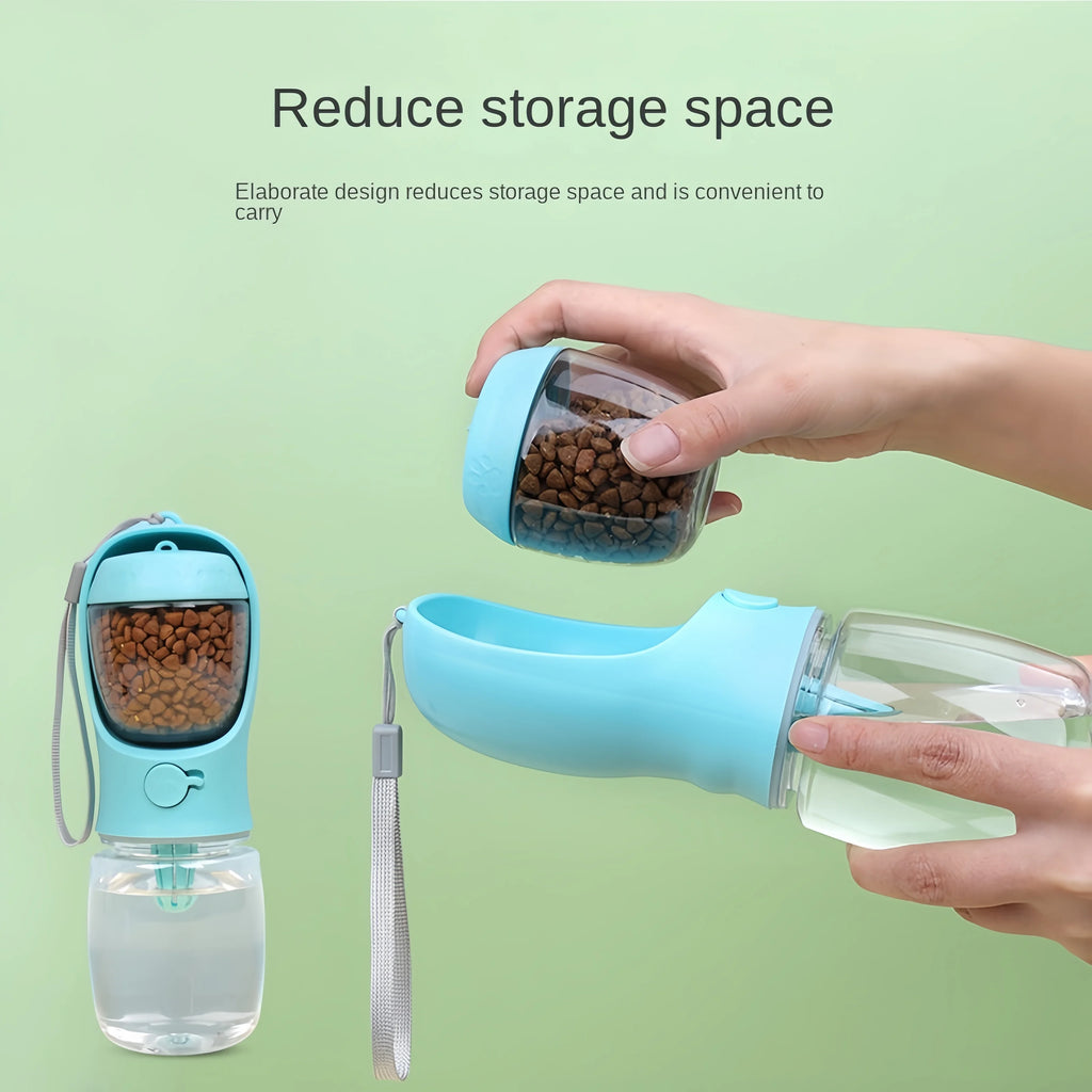 Travel-Friendly Pet Water and Food Bottle