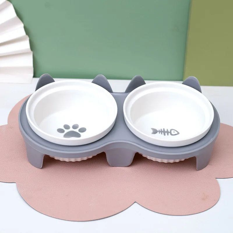 Stylish Inclined Pet Bowl
