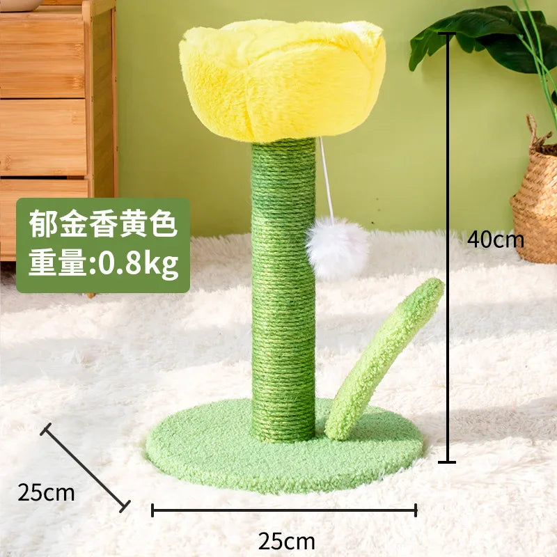 Cute Tulip Cat Tower