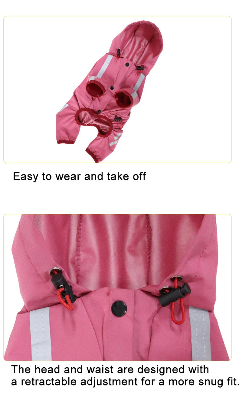 Reflective Dog Raincoat