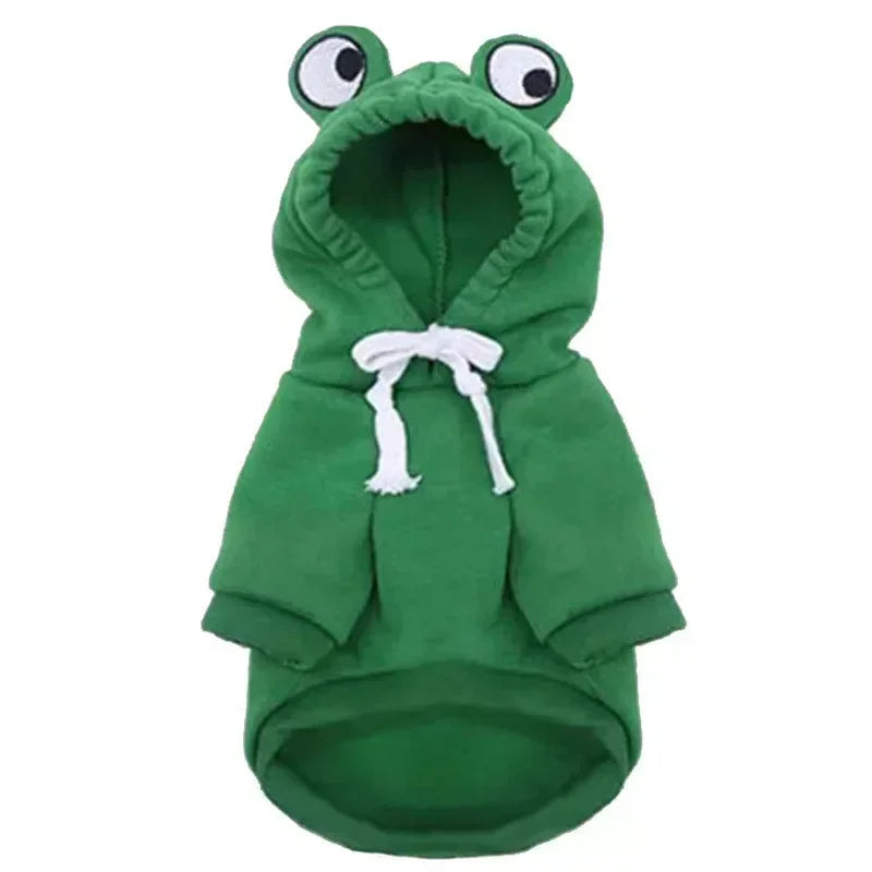 Adorable Frog Hoodie for Pets