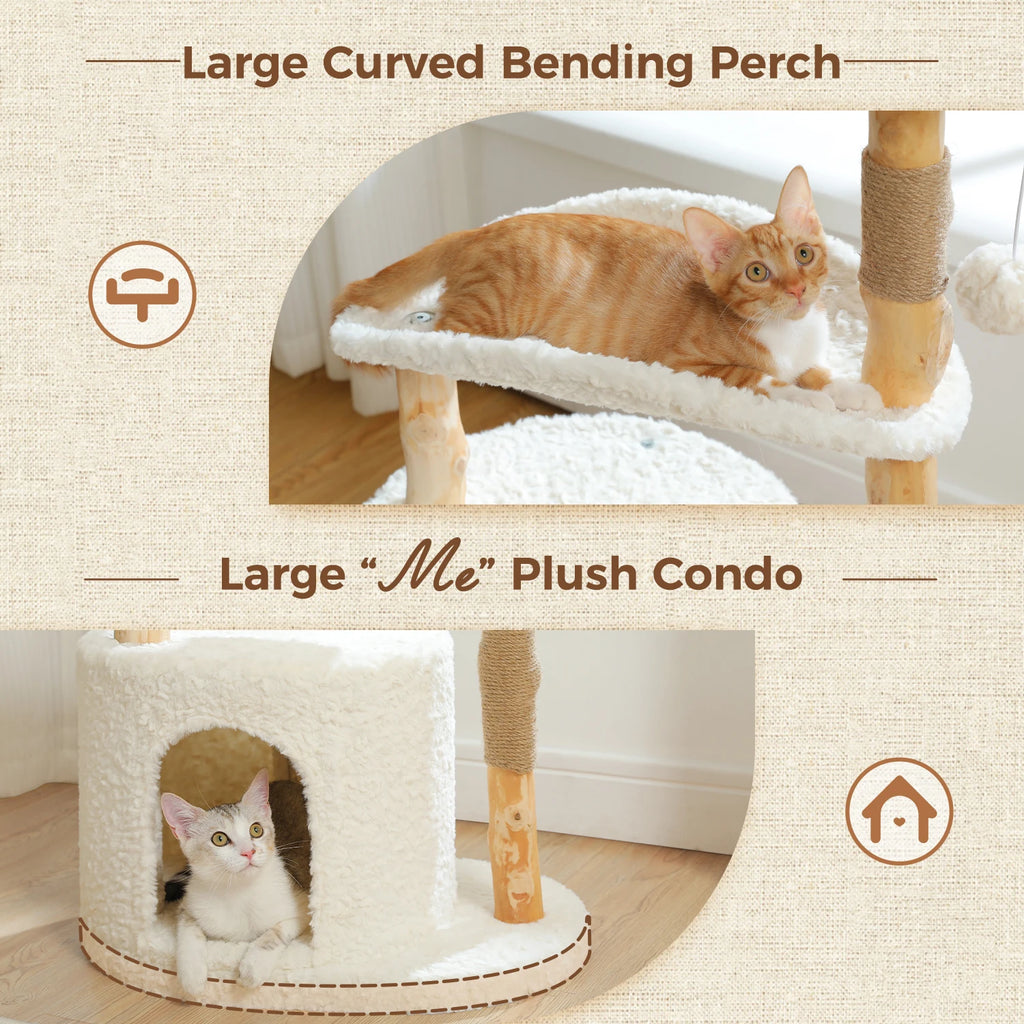 Stylish Cat Tree with Hammock