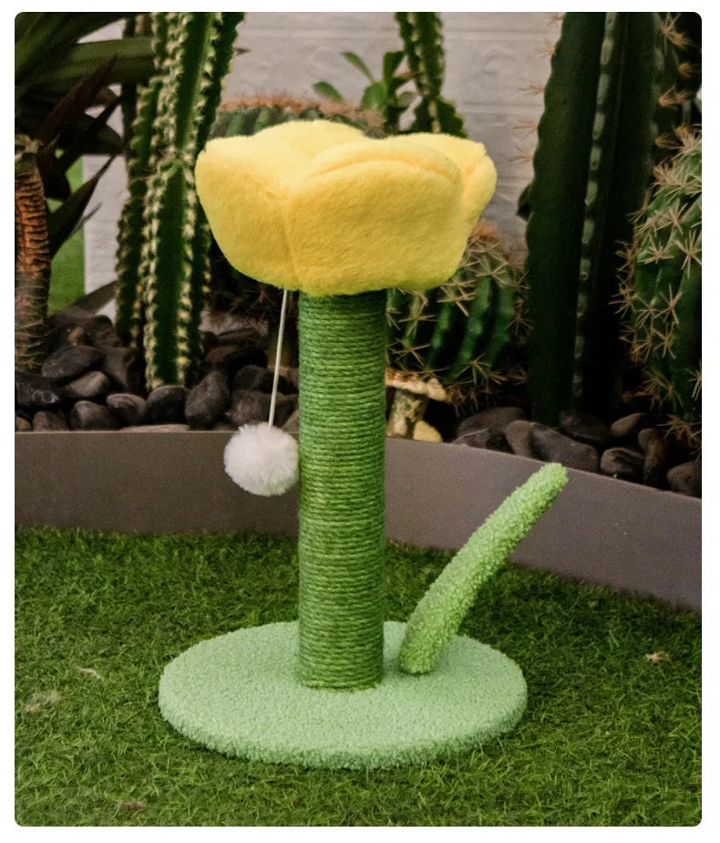 Cute Tulip Cat Tower